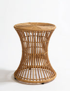 Zola Rattan Ottoman Stool