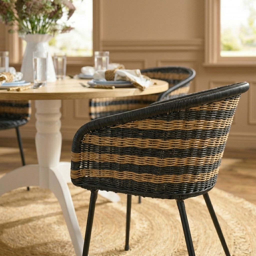 Rayon Rattan Armchair