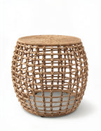Orla Rattan Ottoman Stool