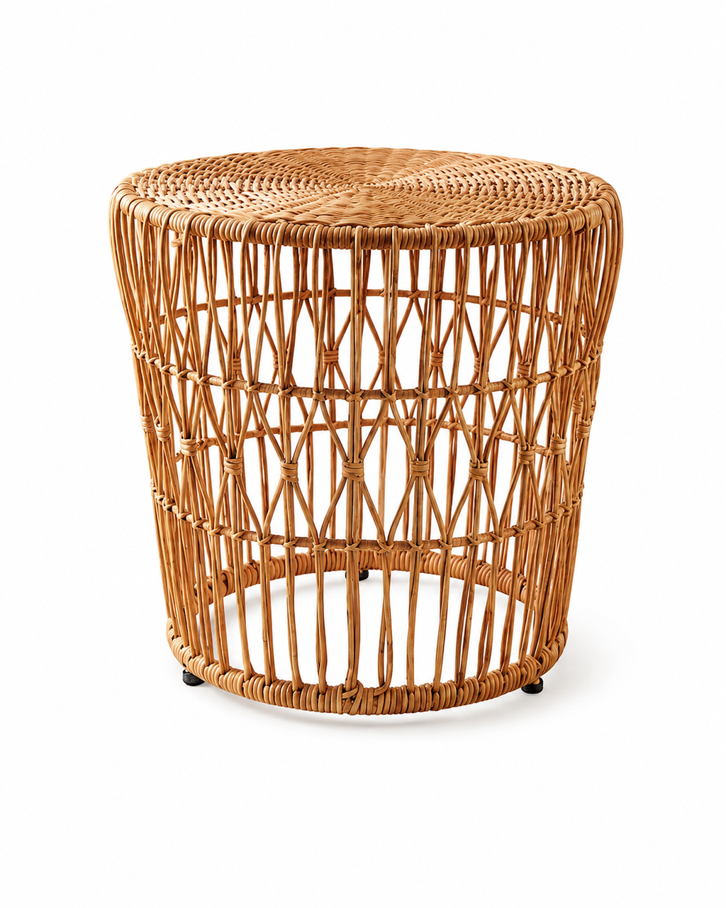 Ria Rattan Ottoman Stool