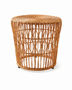 Ria Rattan Ottoman Stool