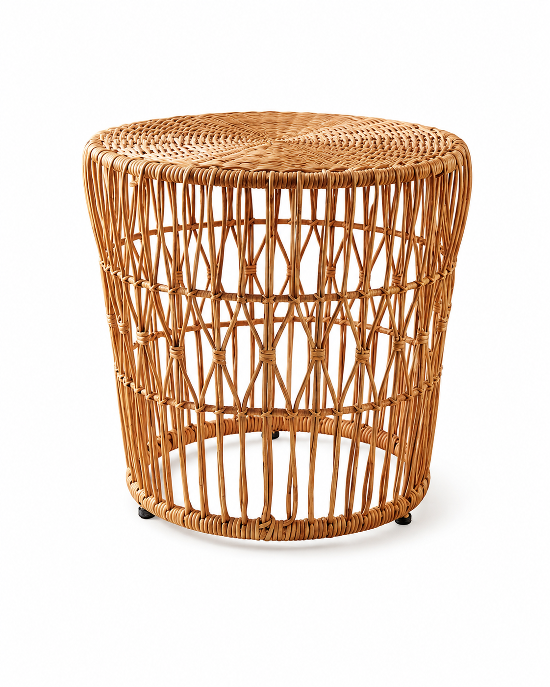 Ria Rattan Ottoman Stool