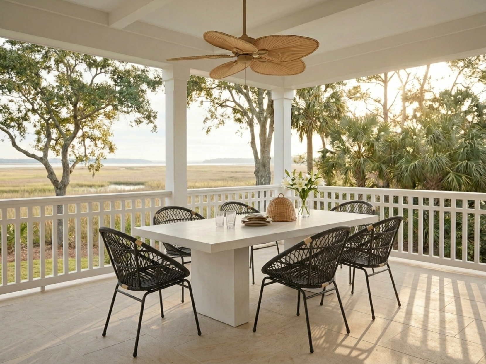 Zuri Rattan Dining Chair