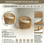 Tula Rattan Lounge Chair