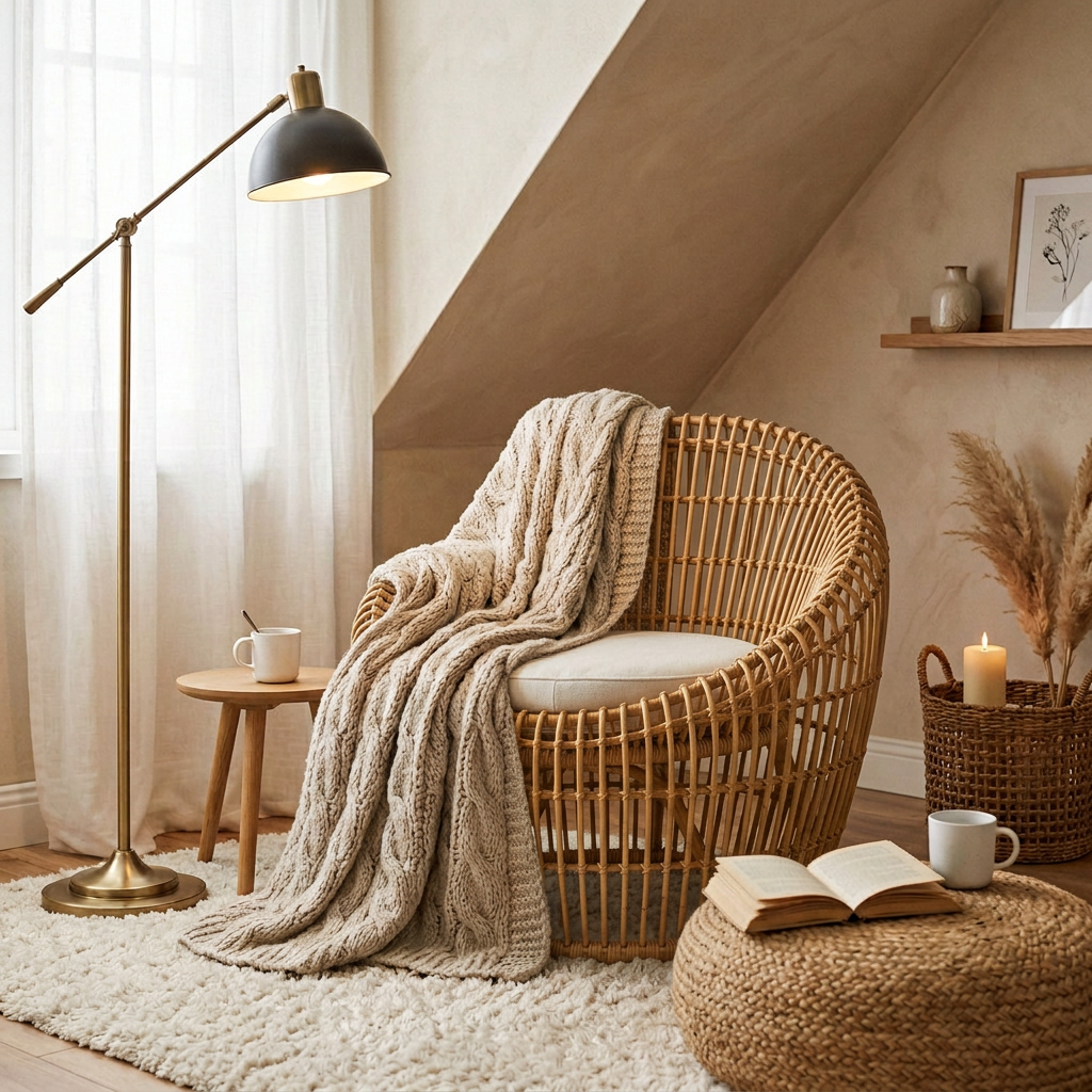 Tula Rattan Lounge Chair