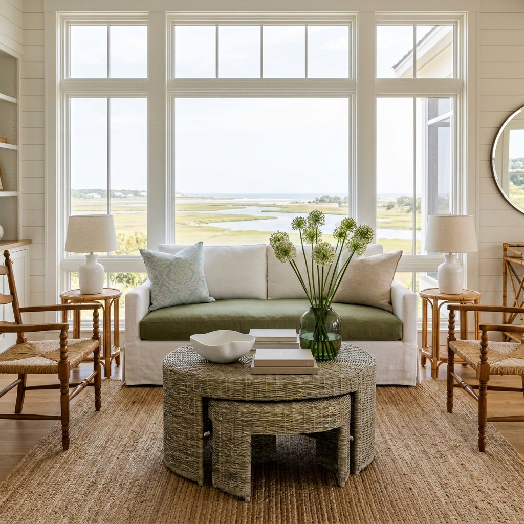 Aura Rattan Bistro Table