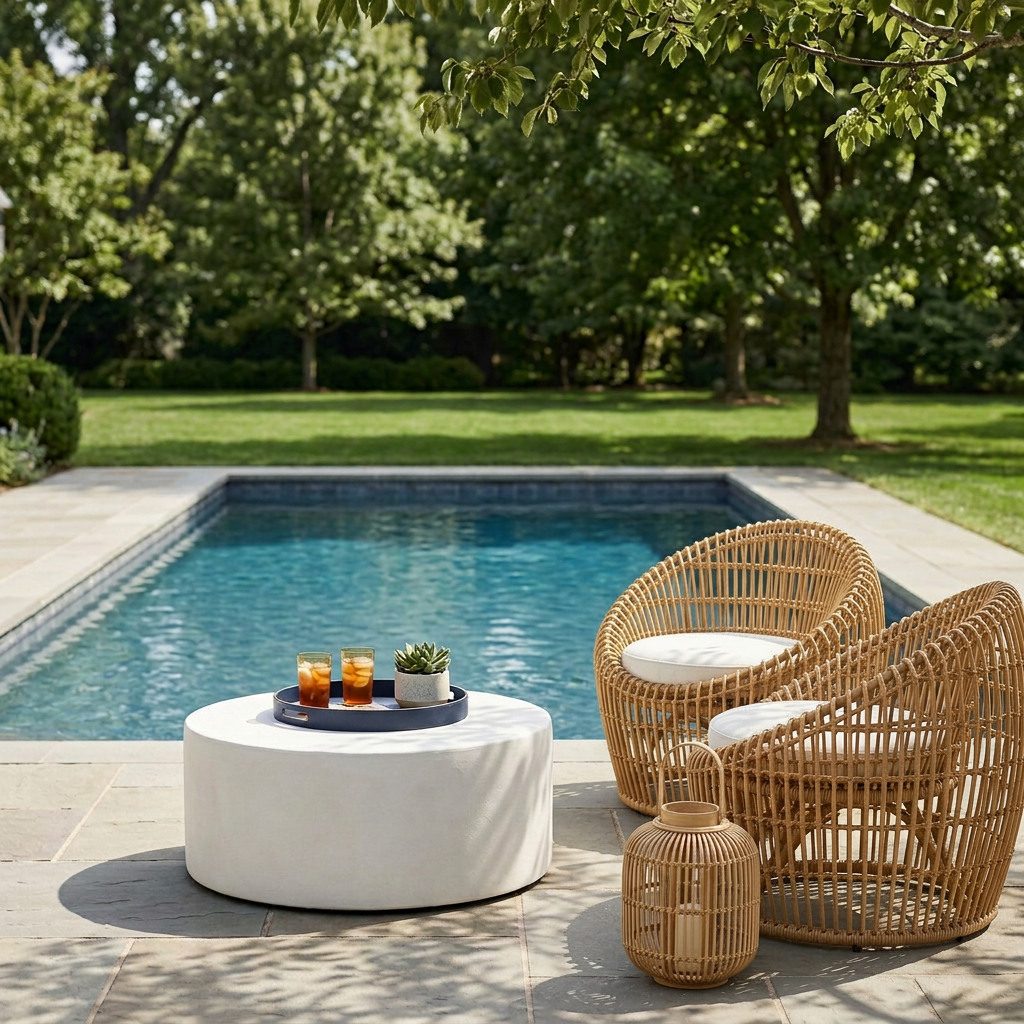 Tula Rattan Lounge Chair