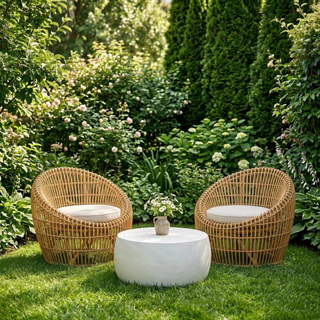 Tula Rattan Lounge Chair