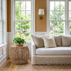 Orla Rattan Ottoman Stool